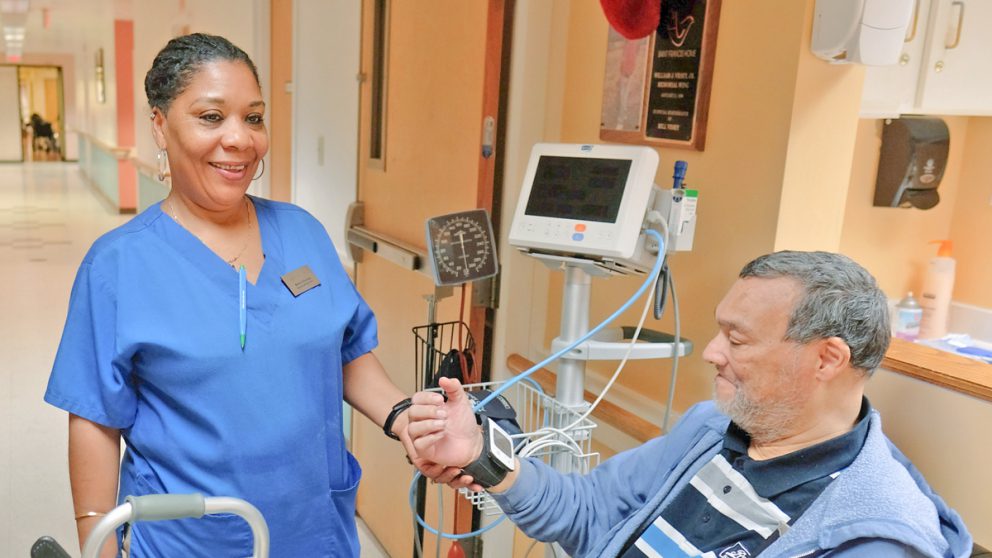 Blood pressure check